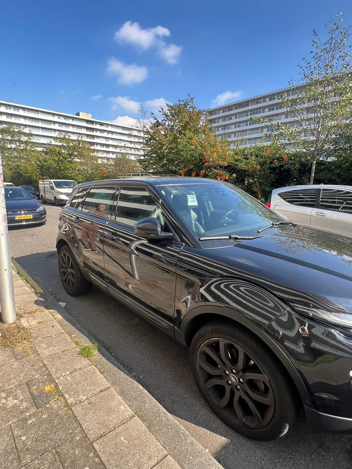 Land Rover Range Rover Evoque 2.0 TD4 4WD AUT 2017 Zwart, Auto's, 2000 kg, Zwart, Diesel, Particulier