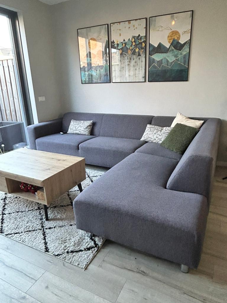 Grote luxe hoekbank 300 cm antraciet | Heerlijk zitcomfort, Huis en Inrichting, Ophalen, 250 tot 300 cm, 100 tot 125 cm, Hoekbank, loungebank, antraciet, grijze, familiebank, design
