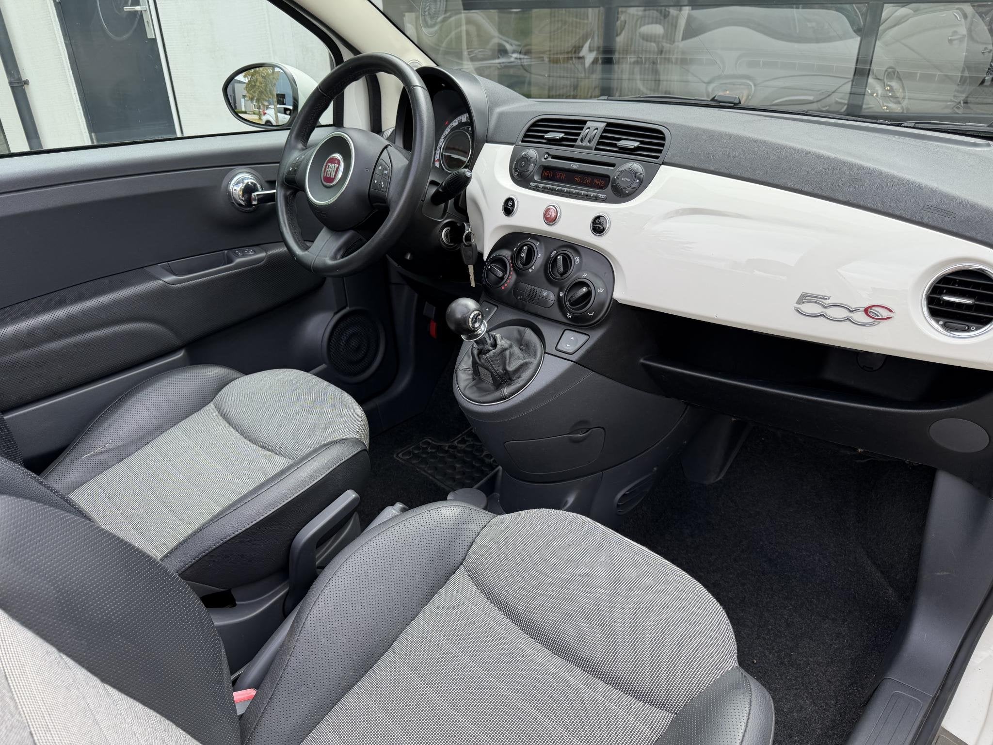 Fiat 500 C 1.2 Pop Airco | Half Leder | Blue&Me | PDC | Dist, Auto's, Fiat, Voorwielaandrijving, Euro 5, Stof, Gebruikt
