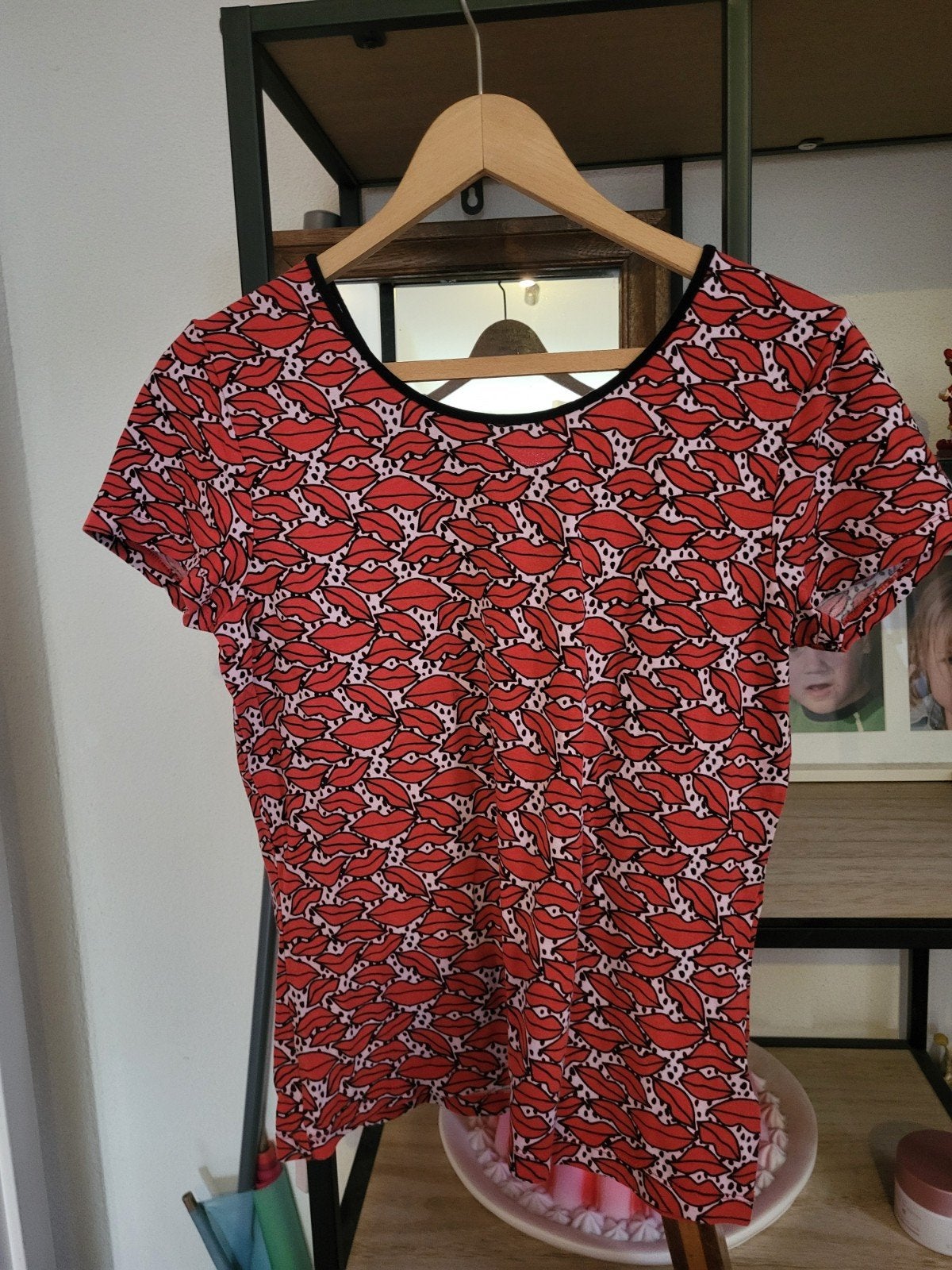 Juffrouw jansen shirt maat s, Ophalen of Verzenden, Zo goed als nieuw, Maat 38/40 (M), Korte mouw