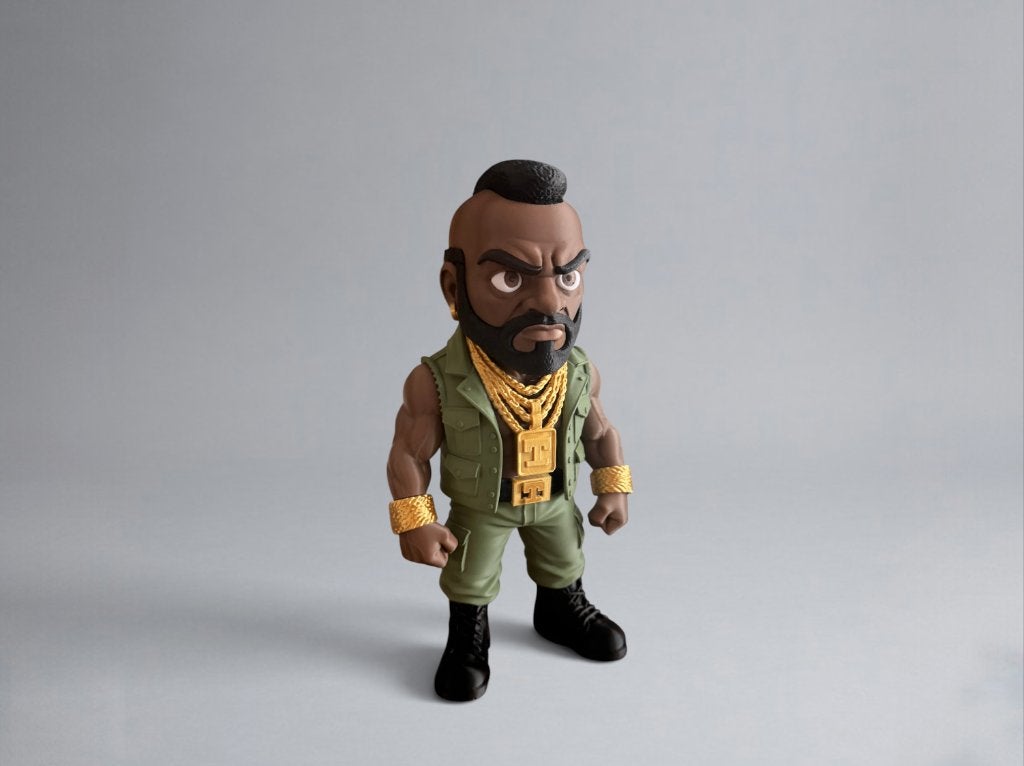 B.A. Baracus – The A‑Team Powerhouse Figurine – 30 cm, Ophalen of Verzenden, Nieuw, Mens