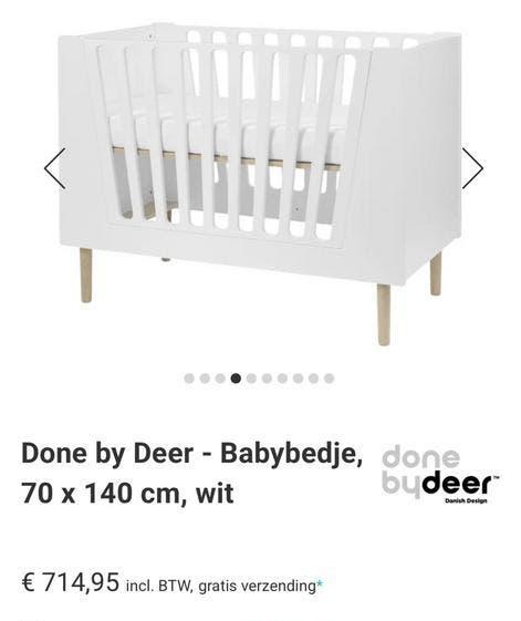 Done by Deer Doorgroeibed, Ophalen, Zo goed als nieuw, Jongetje of Meisje