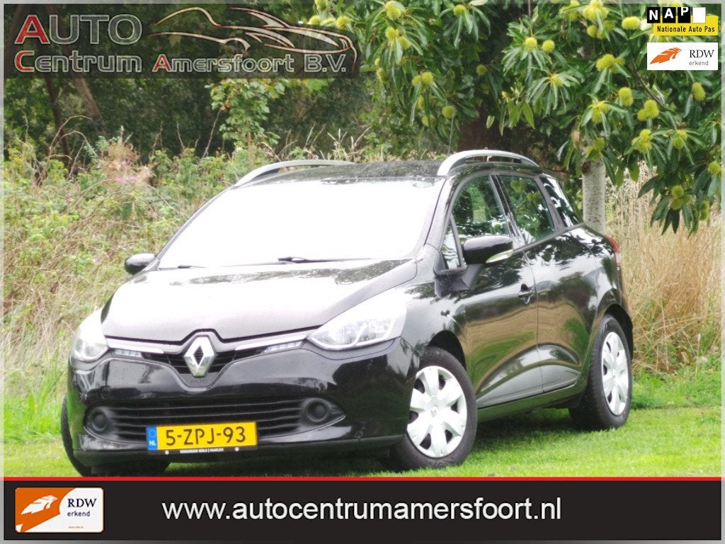 Renault Clio Estate 0.9 TCe Expression ( inruil mogelijk ), Voorwielaandrijving, Zwart, Origineel Nederlands, Handgeschakeld