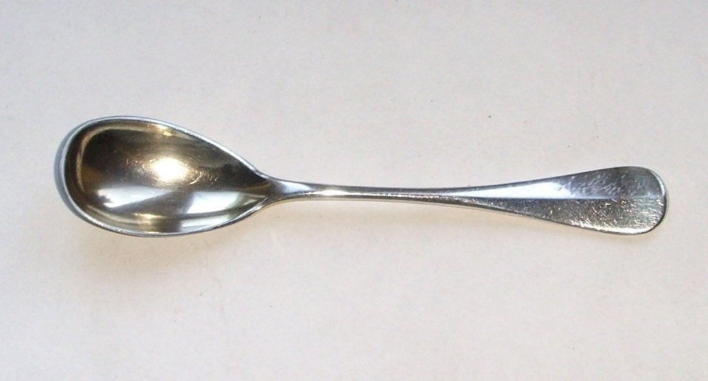 Antiek zilveren koffie/thee lepeltje, gekeurd., Ophalen of Verzenden, Zilver