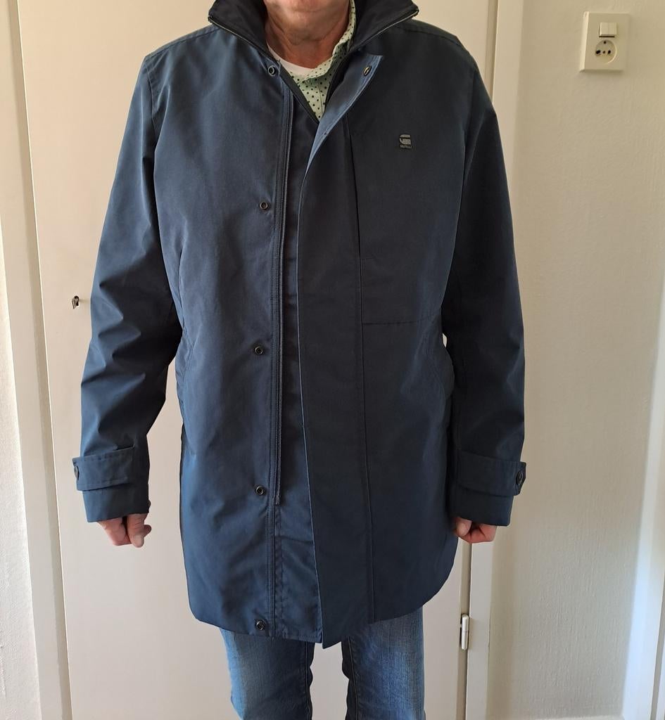 G STAR herenjas NIEUW donkerblauw mt M, Kleding | Heren, Ophalen of Verzenden, Nieuw, Blauw