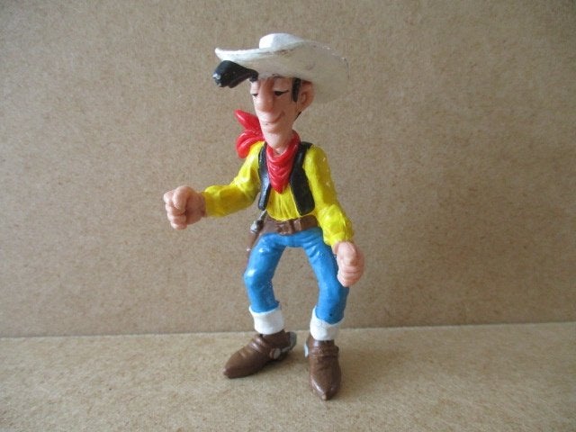 adv10767 lucky luke poppetje 4, Ophalen, Overige figuren, Gebruikt, Beeldje of Figuurtje