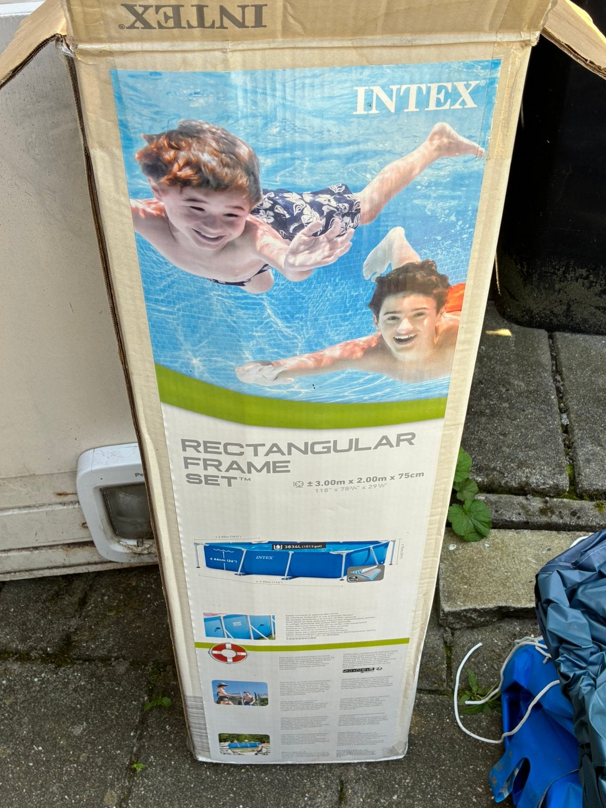 Zwembad, Minder dan 80 cm, Ophalen of Verzenden, Opzetzwembad, Rechthoekig