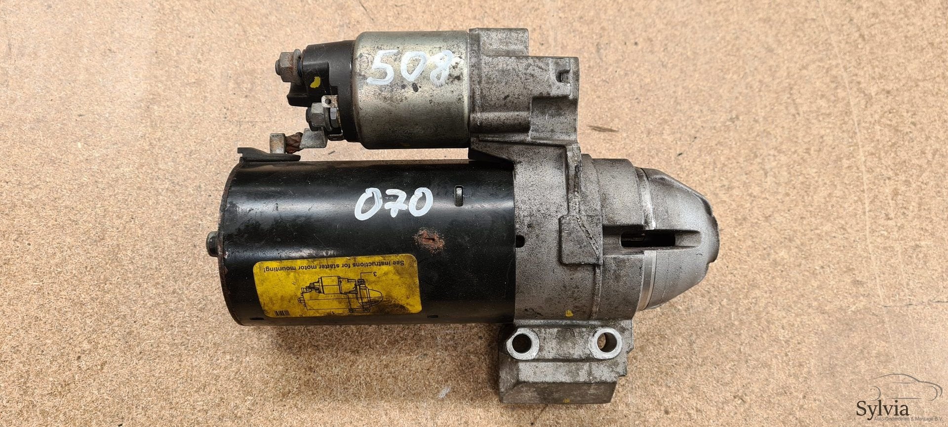 Startmotor BMW N47 N57  7802508, Gebruikt, -, -, Ophalen of Verzenden