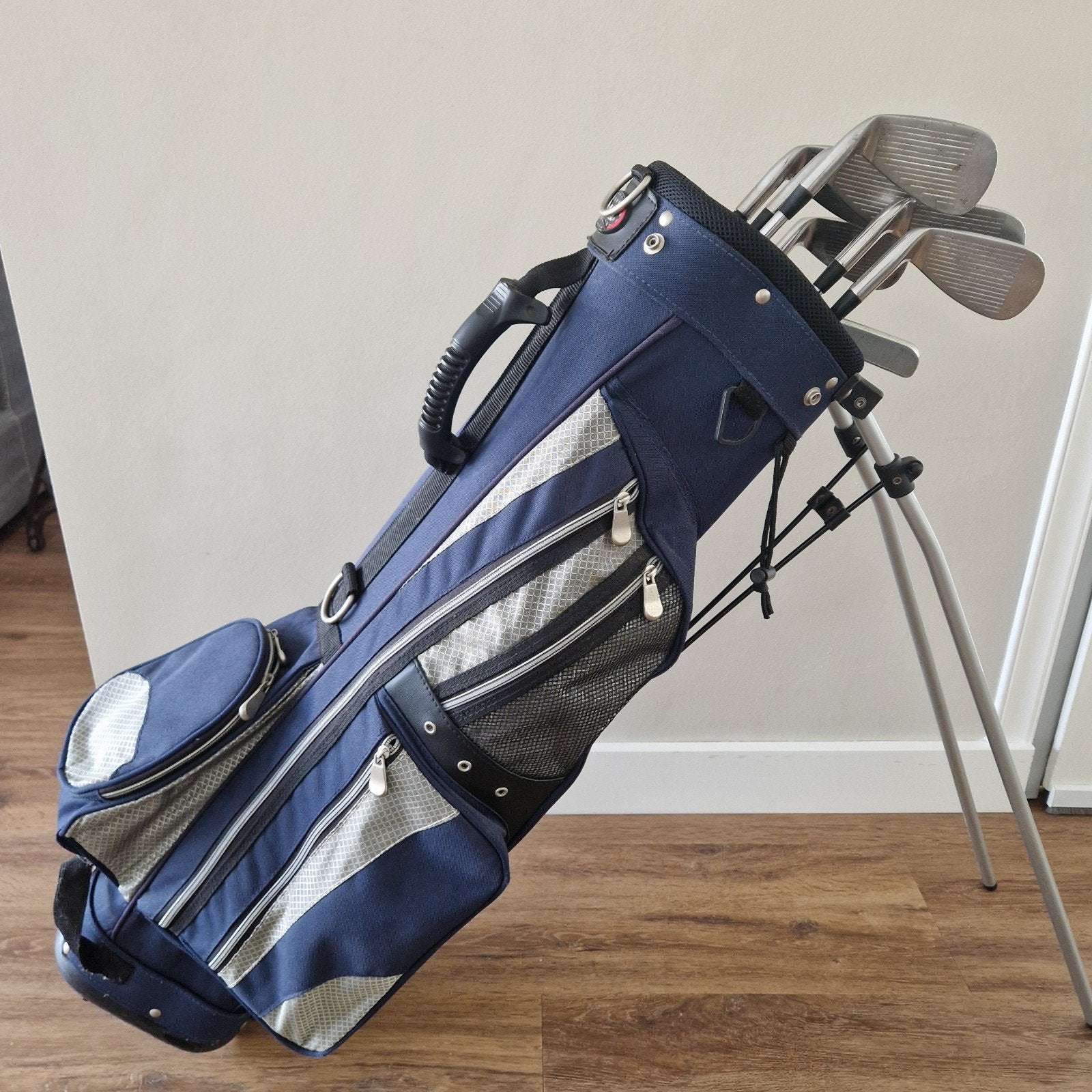 Dunlop golfset ijzer 5 t/m P met standbag, Ophalen, Gebruikt, Set, Overige merken