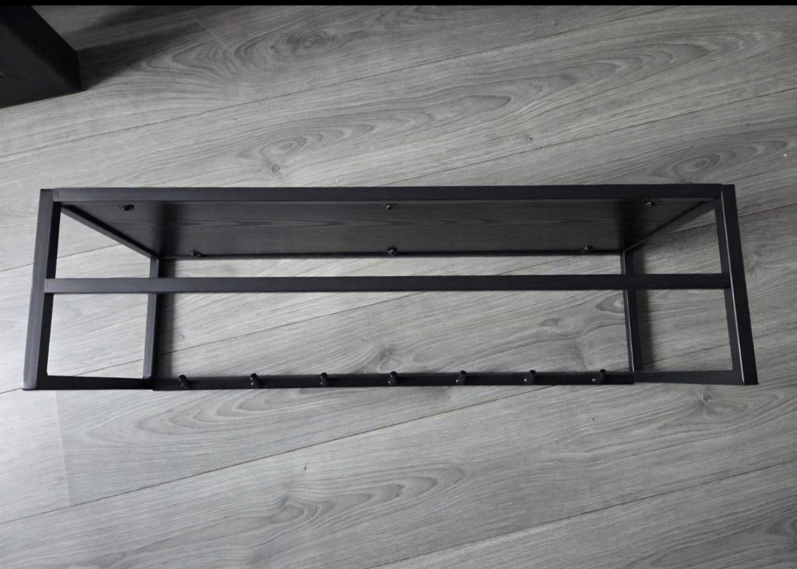 Lavis Milford Wandkapstok Zwart industrieel - Modern en Func, Wandkapstok, Nieuw, Ophalen of Verzenden, Minder dan 100 cm