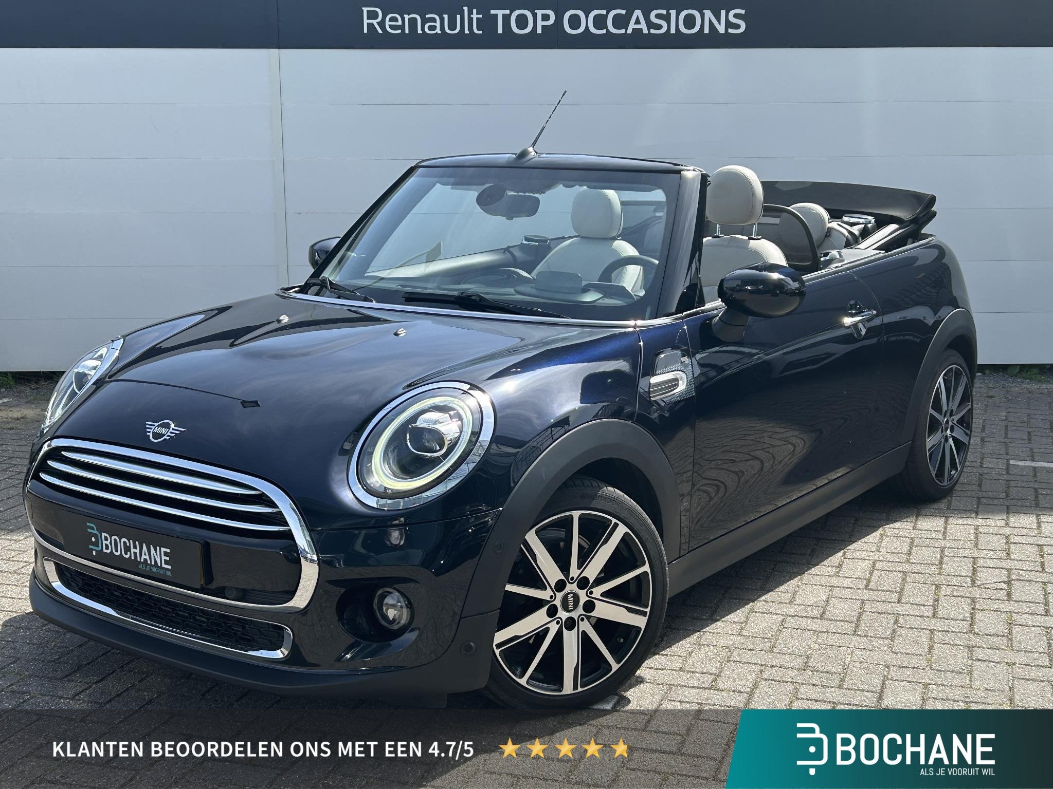 MINI Cabrio 1.5 Cooper Sidewalk Edition | Automaat | Leder |, Auto's, Mini, Bedrijf, Te koop, Cabrio, ABS, Adaptieve lichten, Airbags