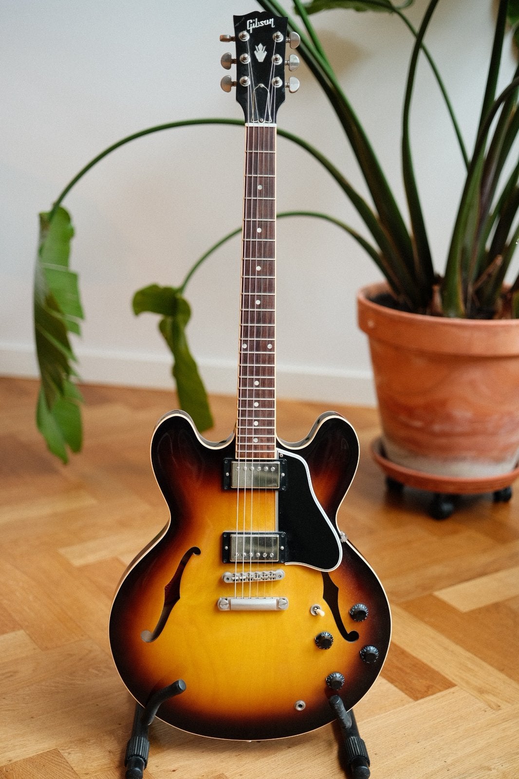 Gibson ES-335 Vintage Sunburst - Memphis, Muziek en Instrumenten, Ophalen, Gebruikt, Semi-solid body, Gibson
