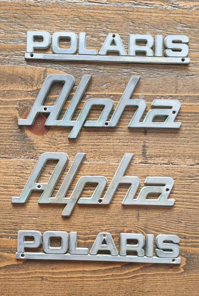 Polaris Alpha embleem's, Ophalen of Verzenden