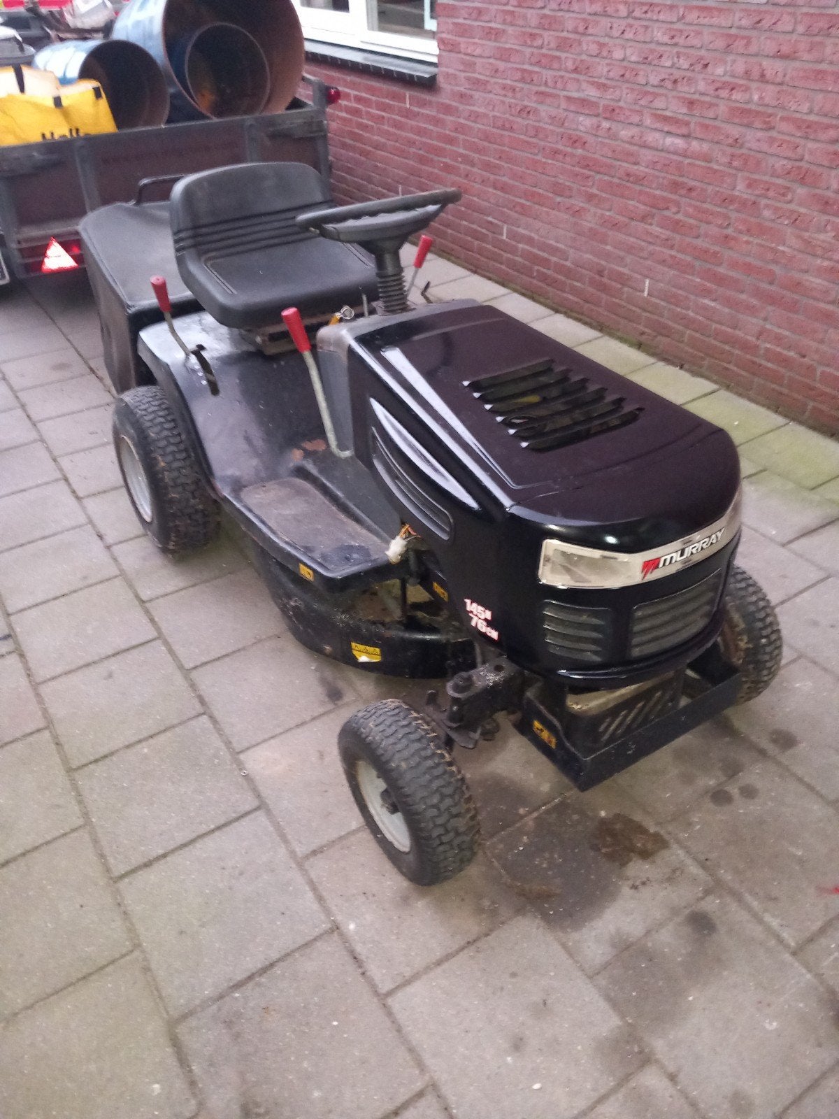 murray zitmaaier gazonmaaier tuintrekker, Ophalen, Gebruikt, Elektrische starter, Murray