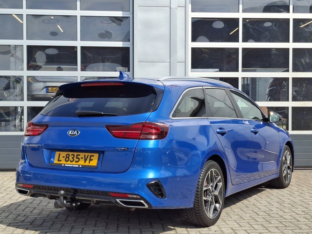 Kia Ceed Sportswagon 1.5 T-GDi MHEV GT-Line Edition | Naviga, Stof, 4 cilinders, Blauw, 1337 kg