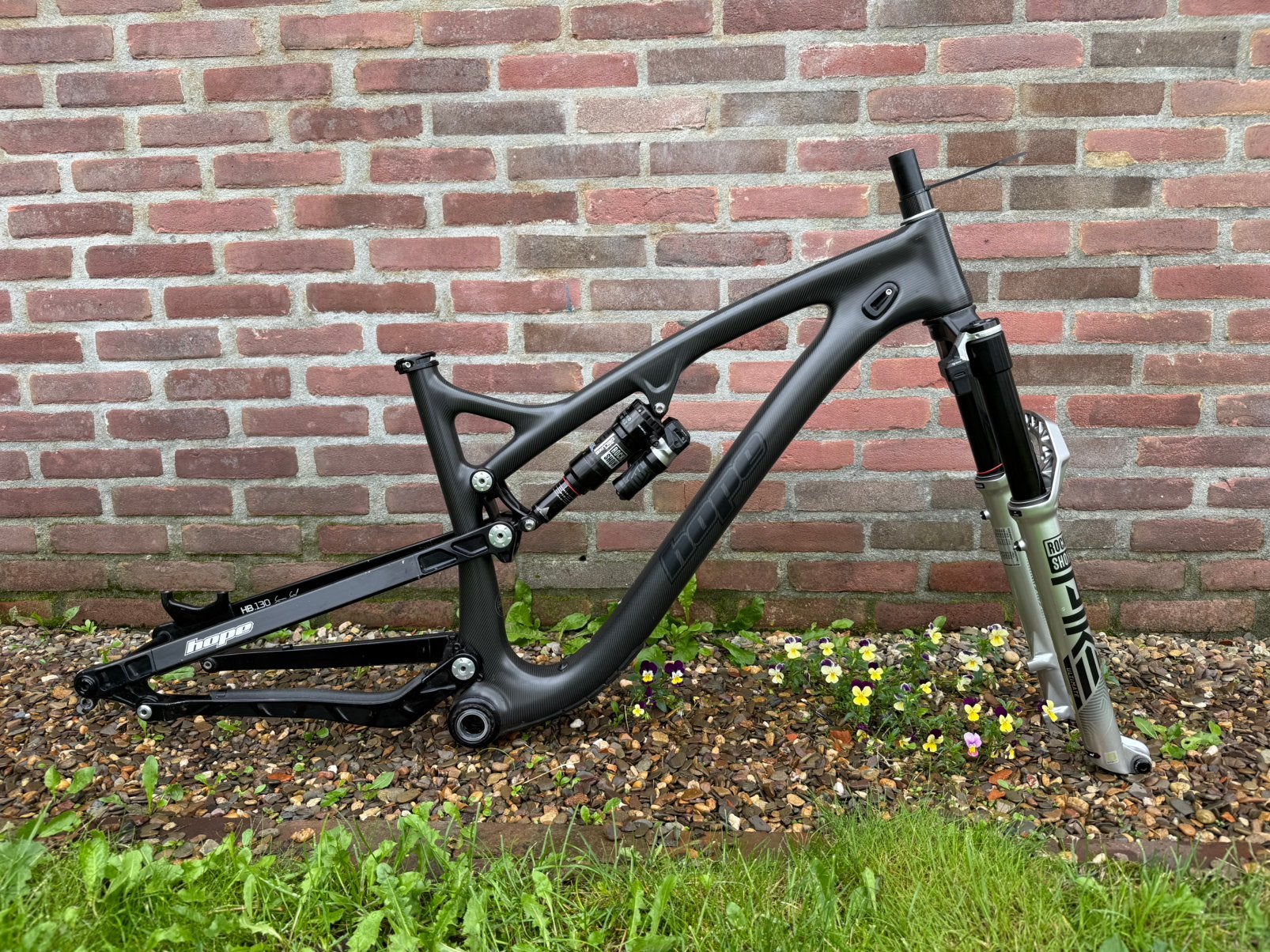 Hope HB130 frame - L - zeer goede staat, Fietsen en Brommers, Fully, Ophalen of Verzenden, Zo goed als nieuw, Overige merken