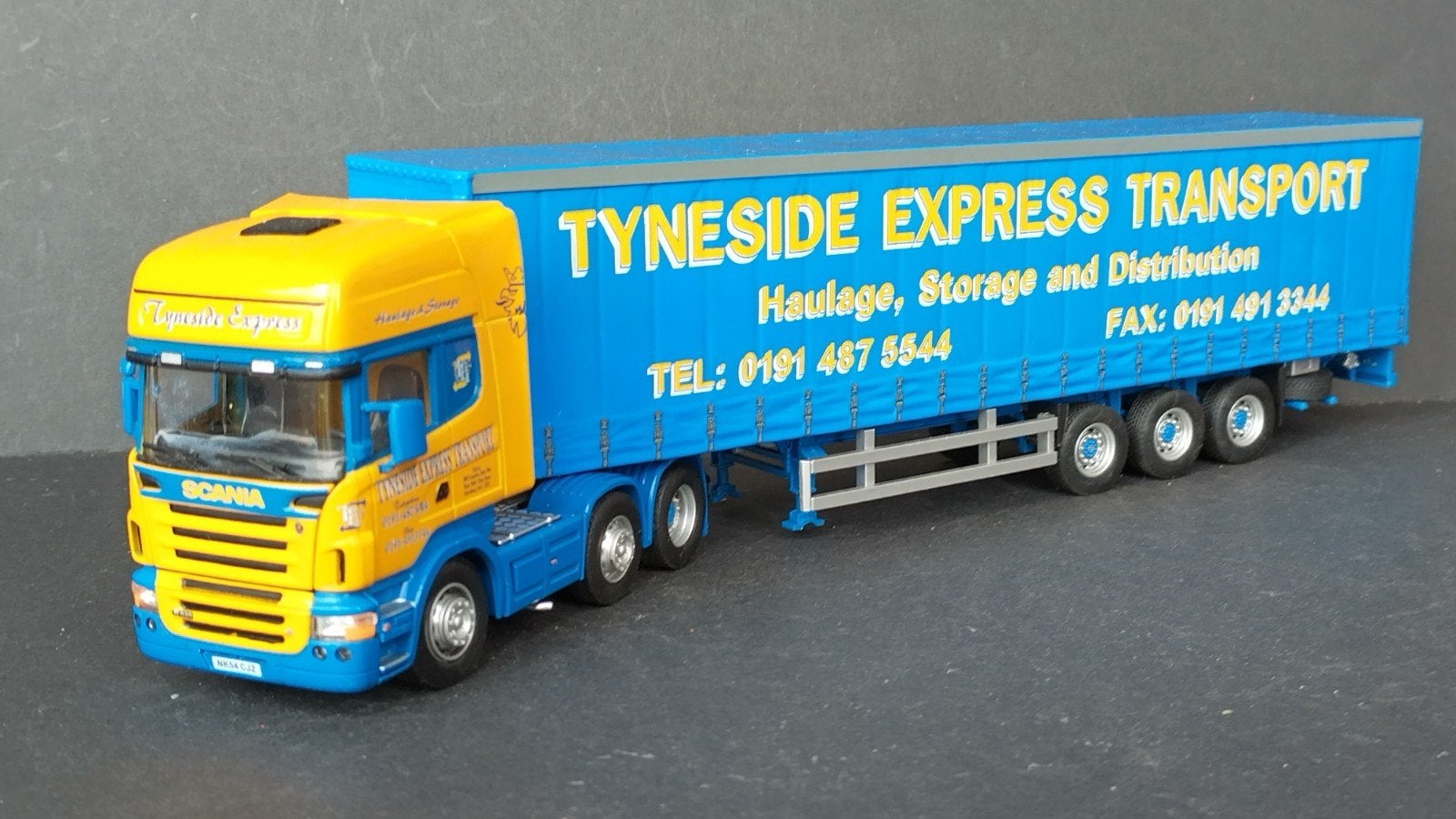 Scania R 620 Tyneside Transport 1:50 Cararama Pol, Overige merken, Verzenden, ., Cararama