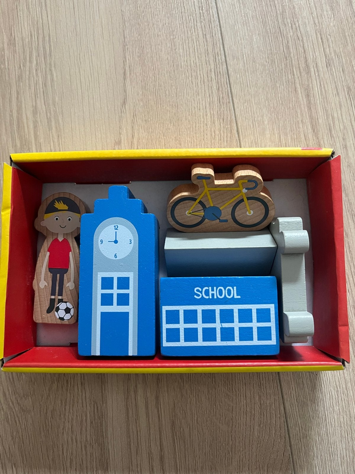 Hema Houten Blokkenset School, Ophalen of Verzenden, Zo goed als nieuw, Overige typen