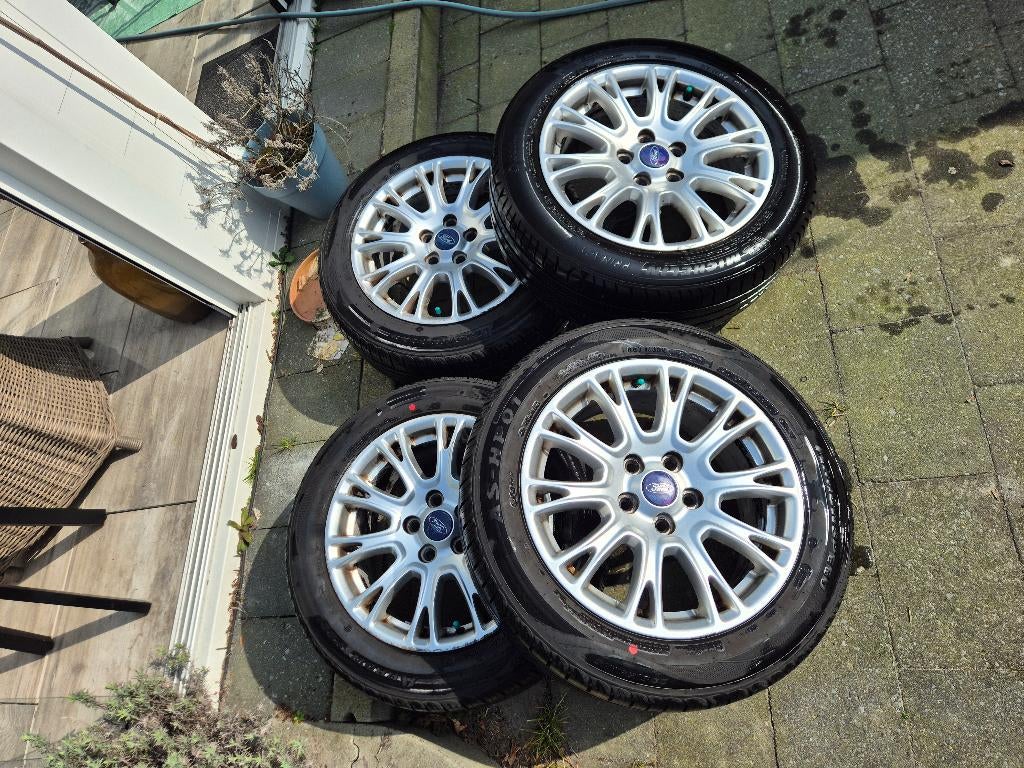 Zomerbanden op velg, Ophalen, Gebruikt, 16 inch, Banden en Velgen