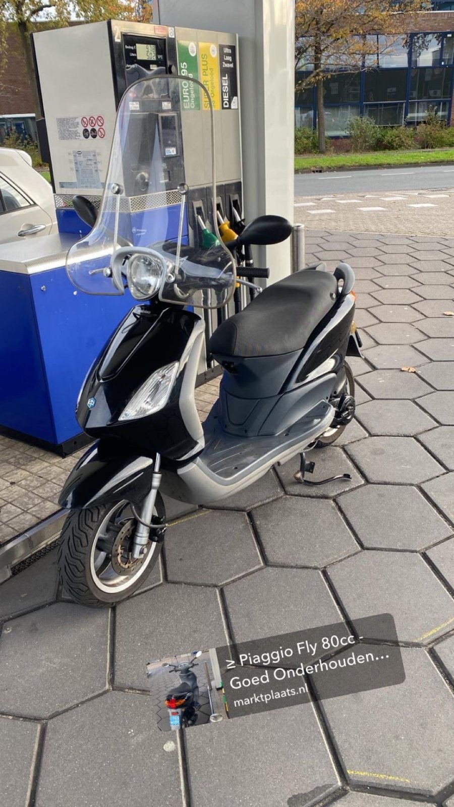 Piaggio fly 80cc malossi, Ophalen, Zo goed als nieuw, Benzine, Fly