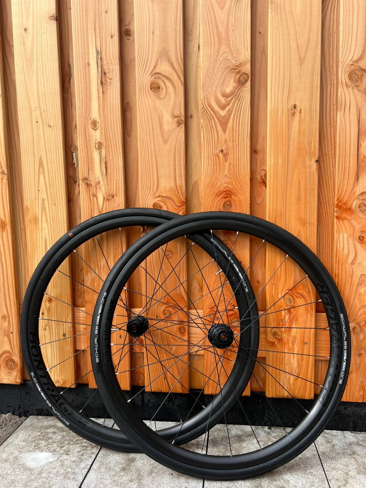 Bontrager wielset - nieuwe banden! (Affinity TLR), Zo goed als nieuw, Aluminium, Racefiets, Ophalen
