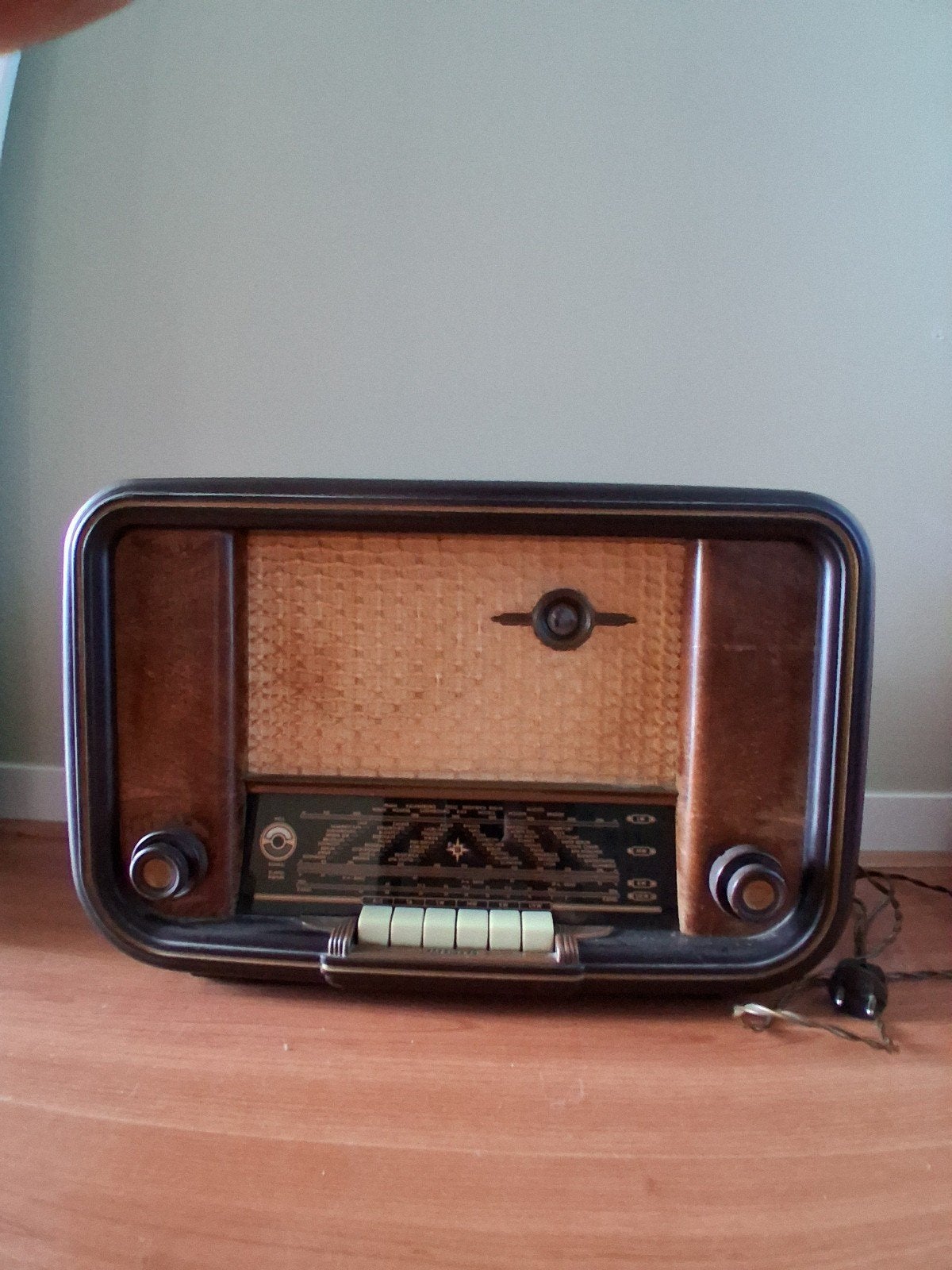 Vintage Wega Herold buizenradio - werkend, Ophalen, Gebruikt, Radio