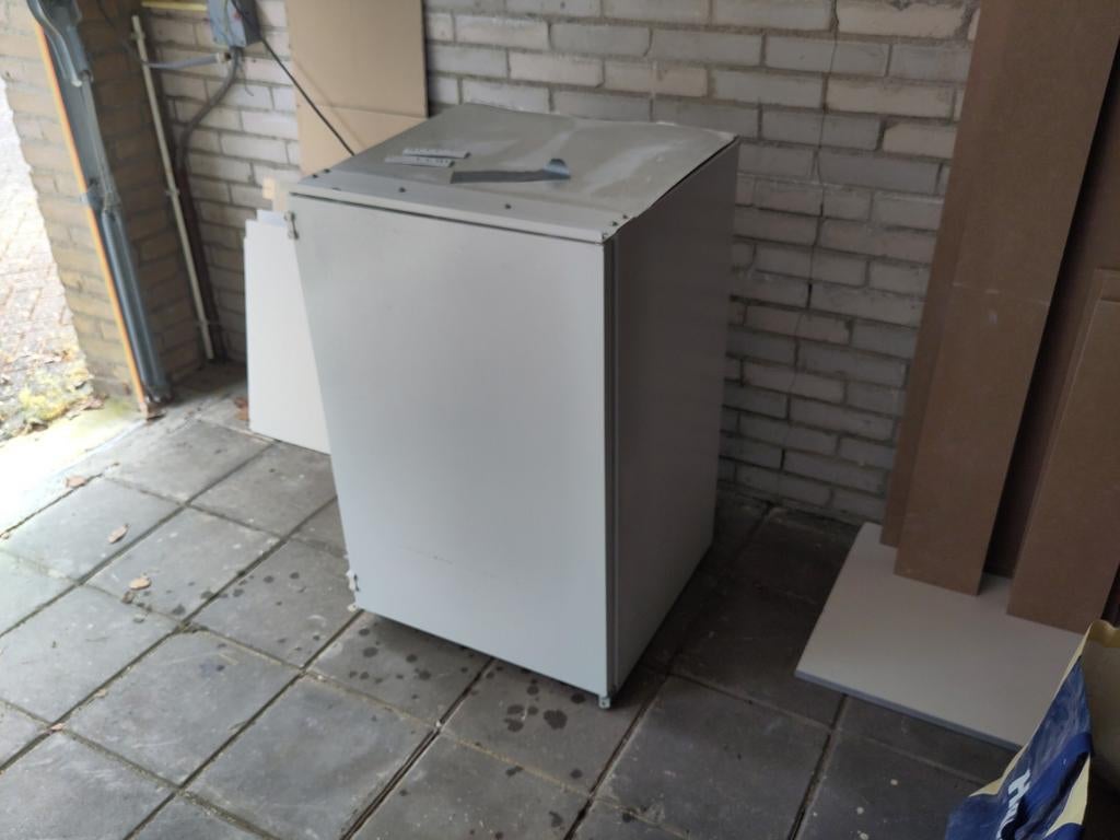Koelkast met vriesvak - werkt nog prima!, Gebruikt, 45 tot 60 cm, Met vriesvak, Ophalen