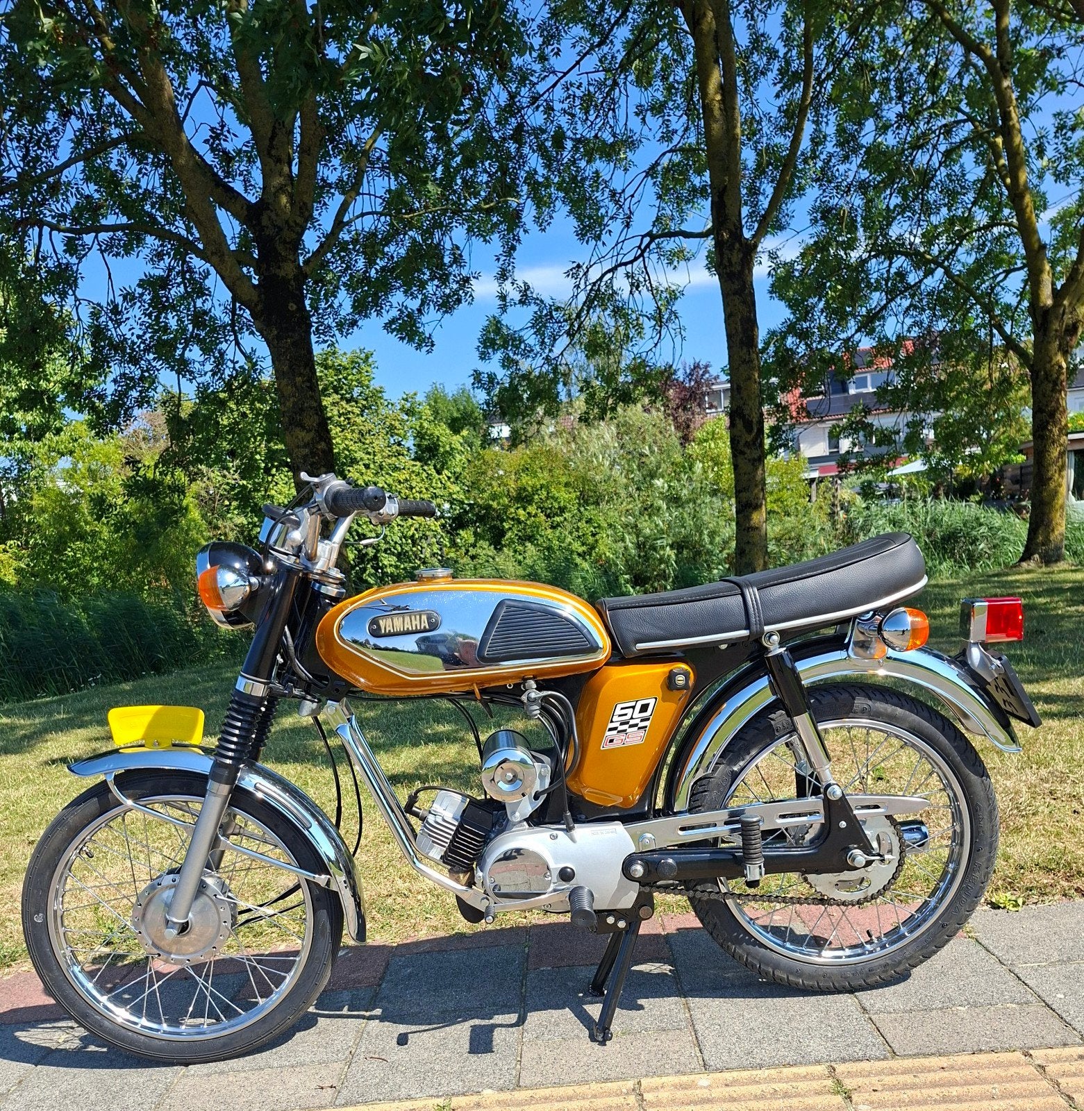 Yamaha FS1 bromfiets, Ophalen
