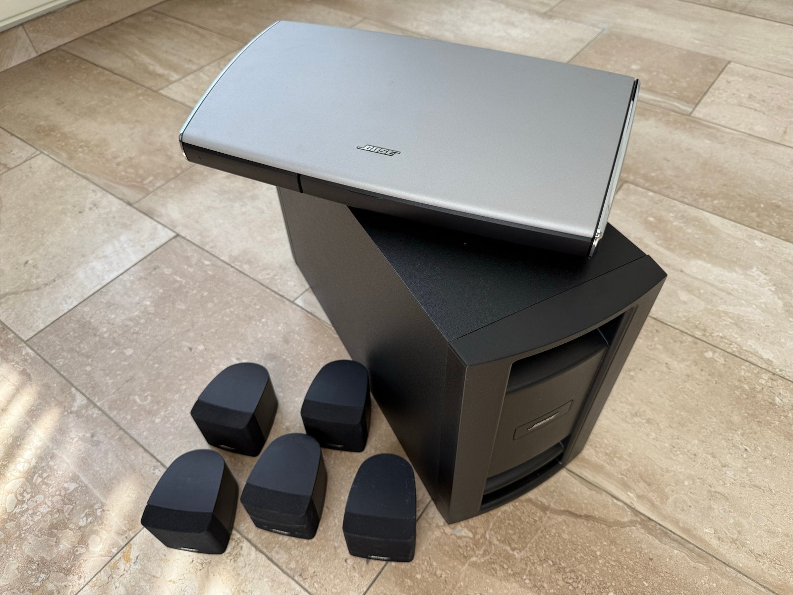 Bose Lifestyle 18 Home Entertainment System met 5.1 speakers, Gebruikt, 70 watt of meer, 5.1-systeem, Overige spelers