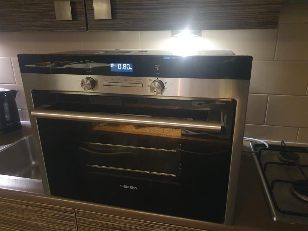 Gloednieuwe Siemens HB24D552 stoomoven, Witgoed en Apparatuur, Ophalen, Nieuw, Stoom, 45 tot 60 cm
