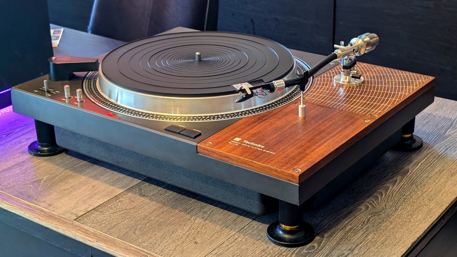 TECHNICS SL-110 • STAX CARBON ARM • GEREVISEERD • GARANTIE, Matsushita Electric Co.ltd, Refurbished, Pitch-regelaar, Ophalen of Verzenden