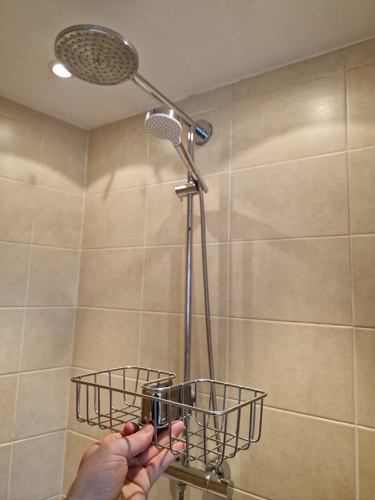 IKEA VOXNAN Douchemandje / Douchehouder - 2 stuks, Ophalen of Verzenden, Zo goed als nieuw, Grijs, Overige typen