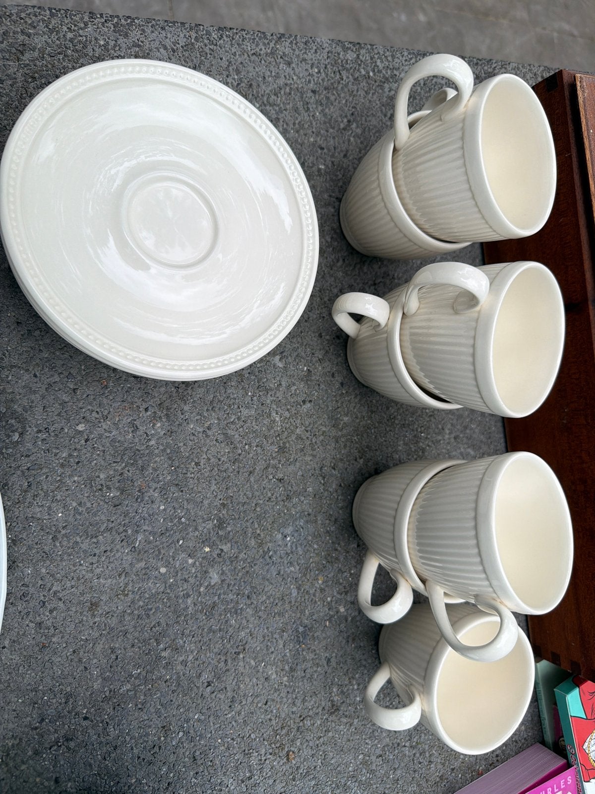 Wedgwood Windsor kop en schotels - Made in England, Ophalen