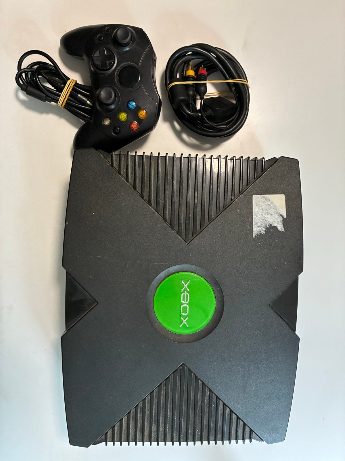 Originele Xbox met controller en kabels (omgebouwd), Spelcomputers en Games, Spelcomputers | Xbox Original, Ophalen of Verzenden
