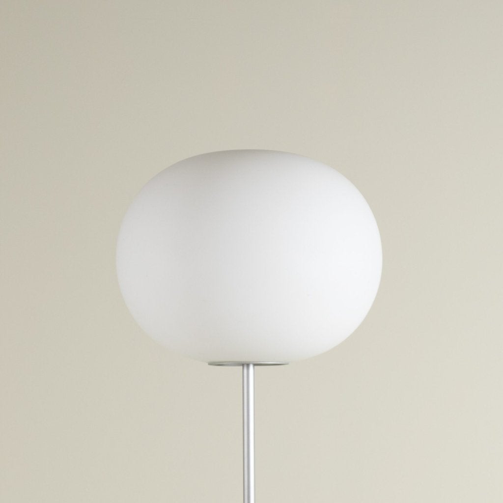 Flos Glo-Ball F3 Vloerlamp Wit Glas, Niet ingevuld, Niet ingevuld, Zo goed als nieuw, 150 tot 200 cm