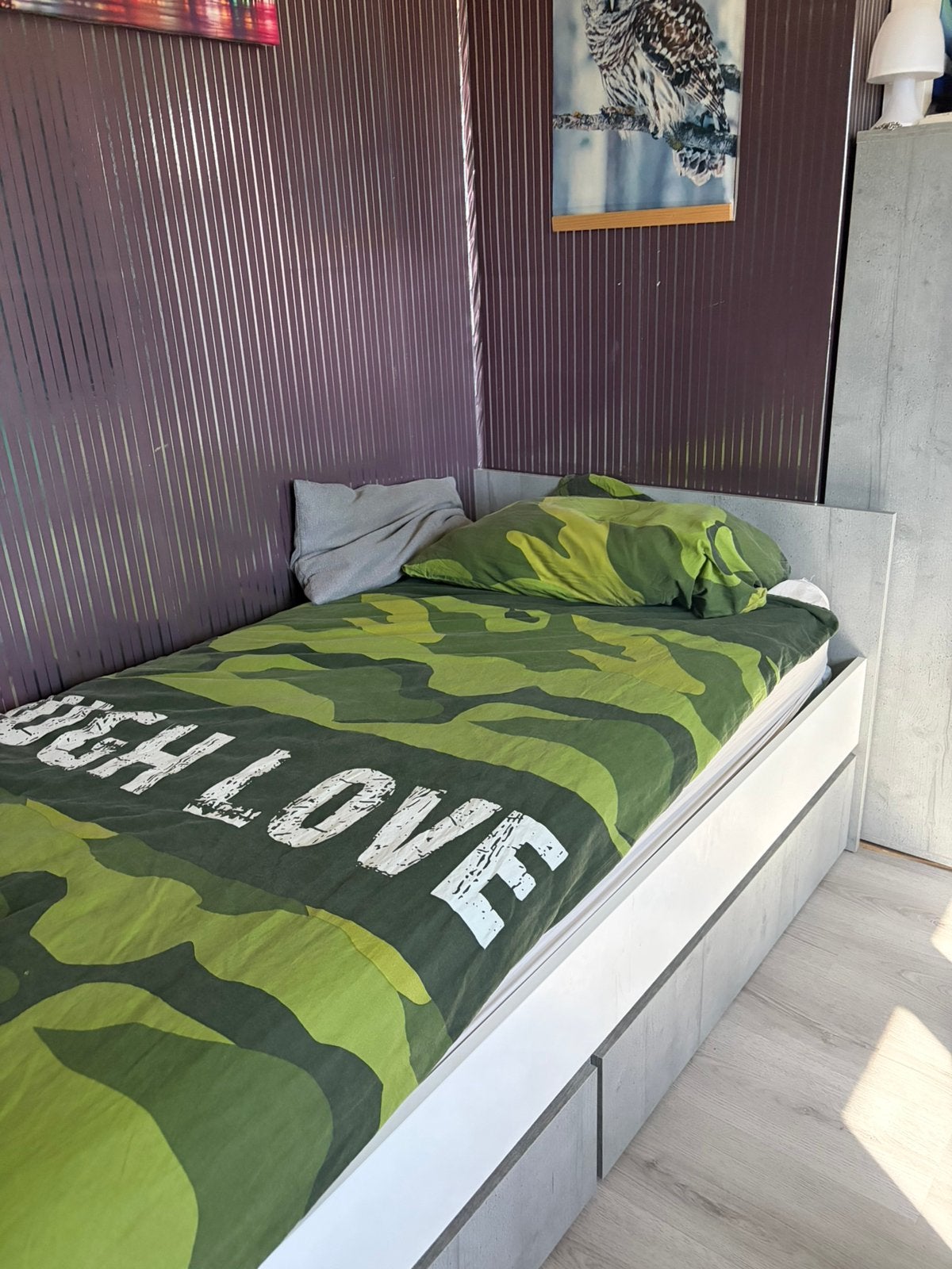 1 persoons bed, Ophalen, 90 cm, Eenpersoons, Zo goed als nieuw