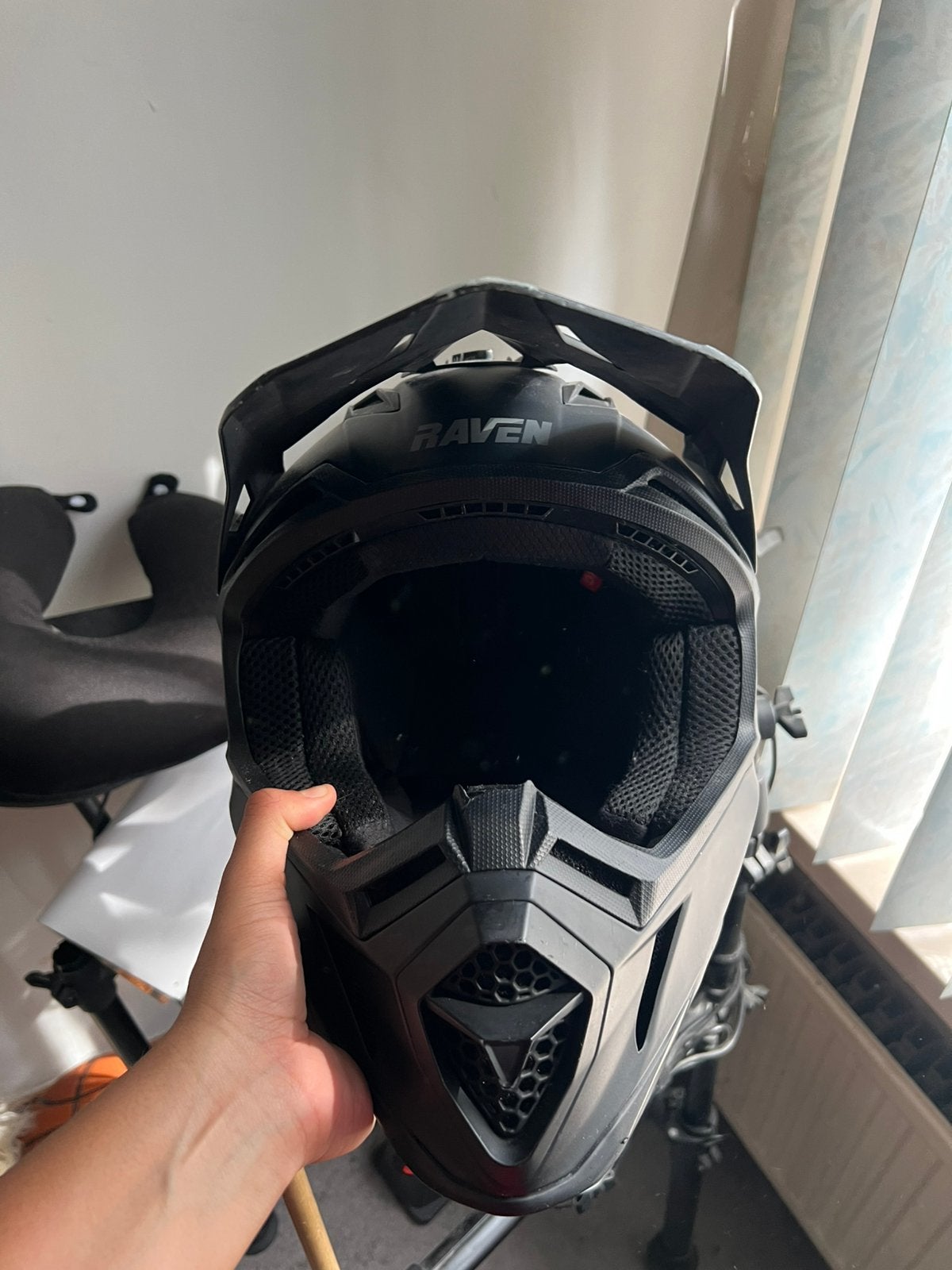 Raven Airborne Evo crosshelm, Overige merken, M, Offroadhelm, Dames