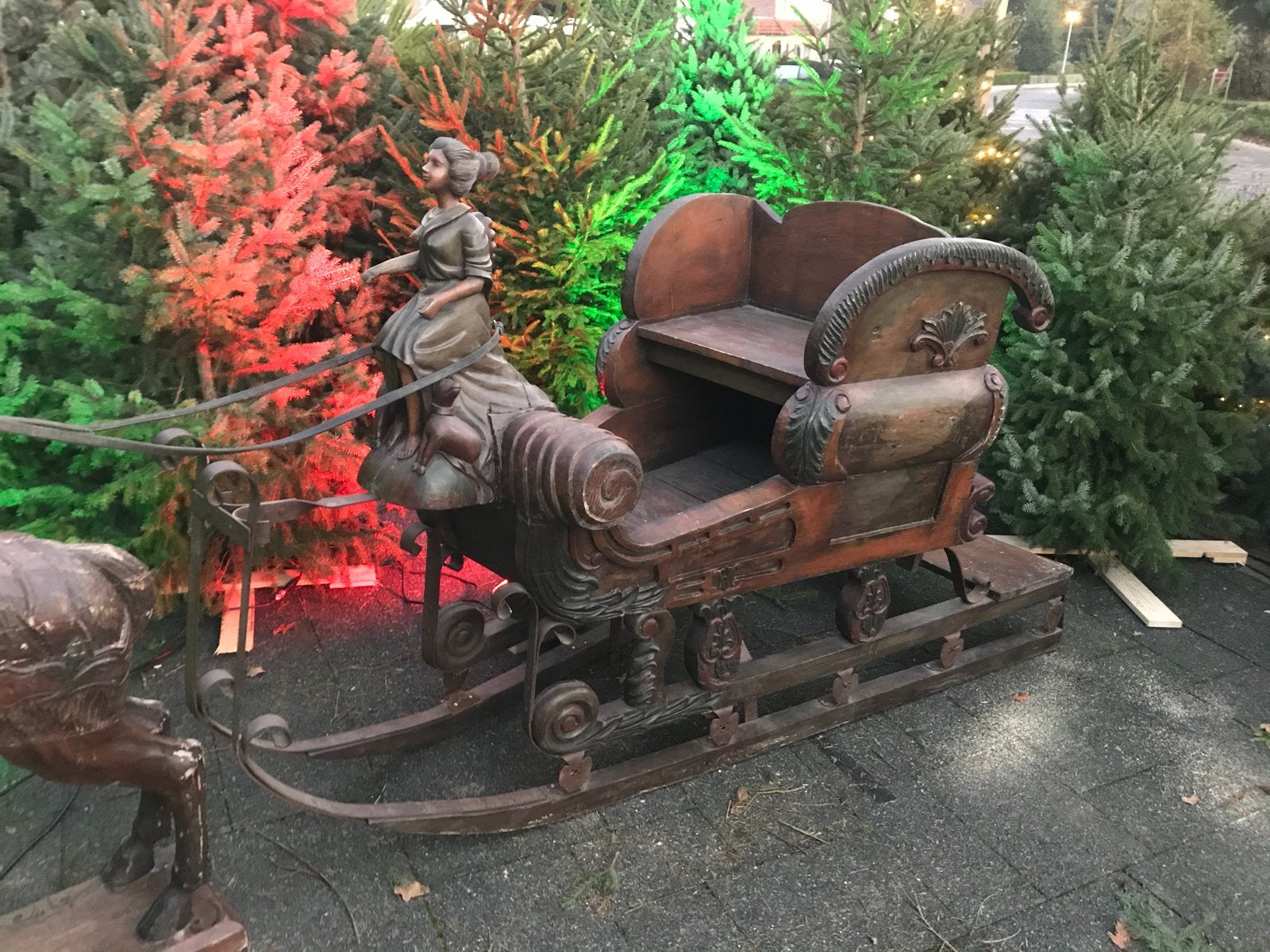 Oud Hollandse Kinder Areslee - Decoratieve Sleigh, Antiek en Kunst, Ophalen