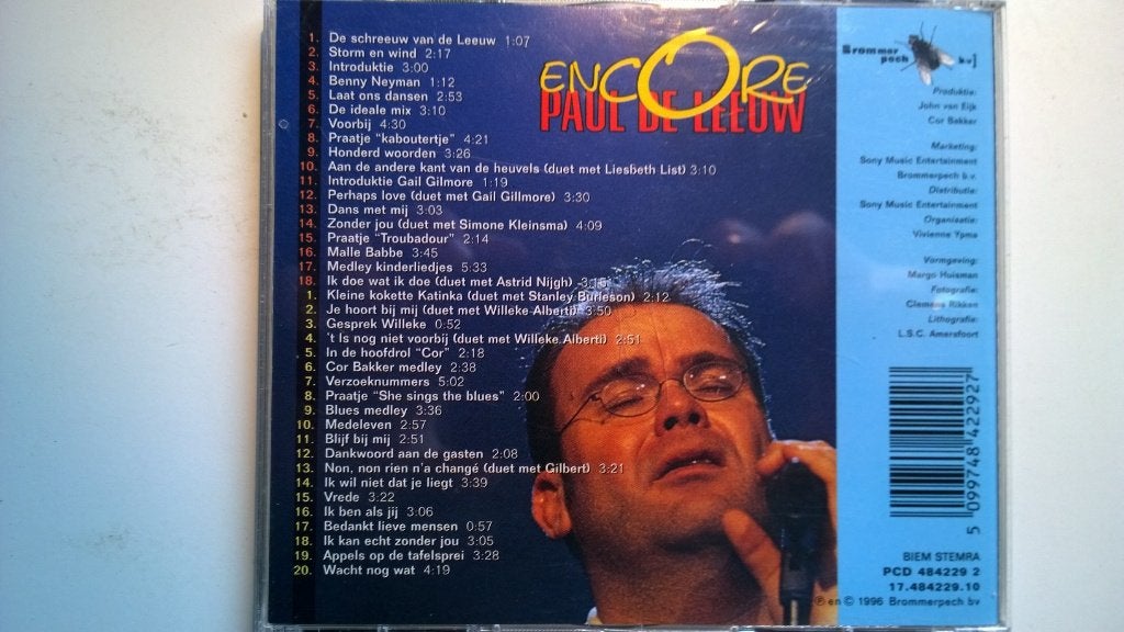 Paul de Leeuw - Encore, Ophalen of Verzenden, Zo goed als nieuw, Pop