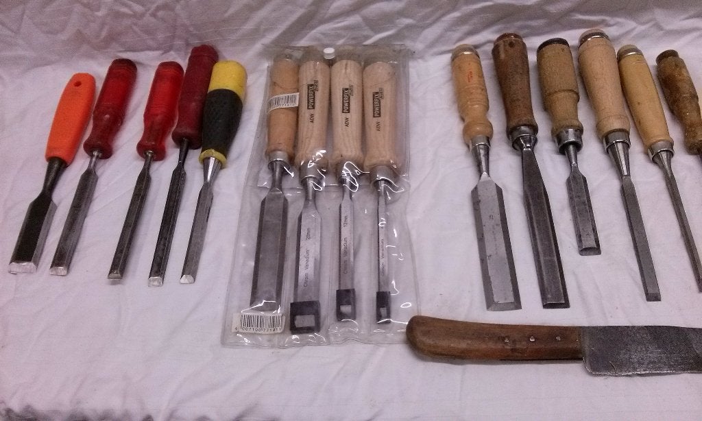 Houtbeitels Stalen schaaf Handgereedschap, Ophalen of Verzenden, Gebruikt
