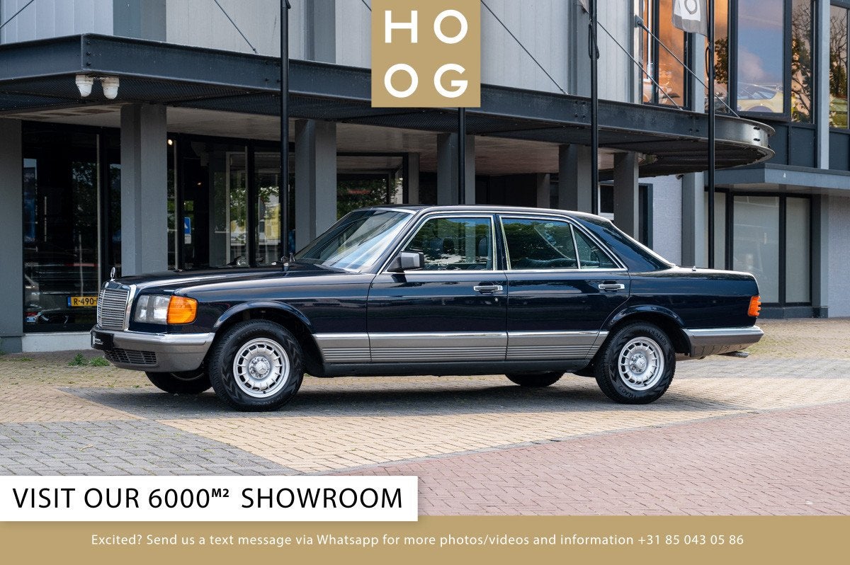 Mercedes-Benz S-Klasse 280 SE (bj 1985, automaat), Auto's, Automaat, Stof, Gebruikt, Overige kleuren