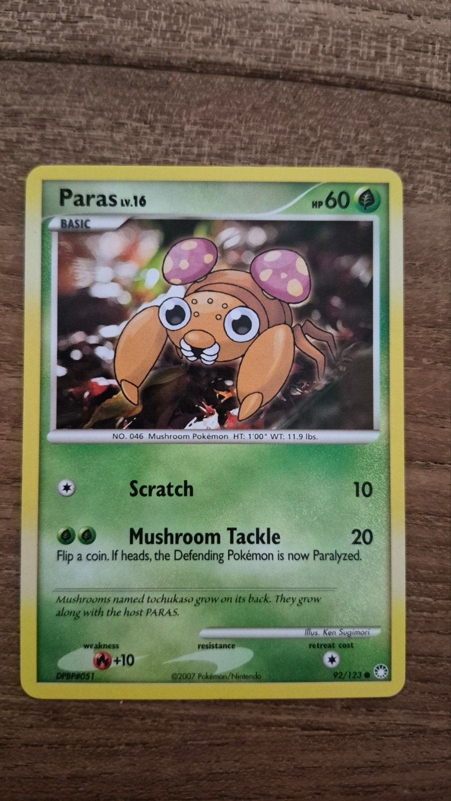Paras 92/123 – Mysterious Treasures (2007), Verzenden, Gebruikt, Losse kaart