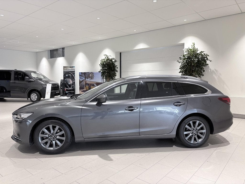 Mazda 6 Sportbreak 2.5 SkyActiv-G 194 Signature Metaalkleur, Auto's, Mazda, 12 maanden, 15 km/l, Gebruikt, 4 cilinders