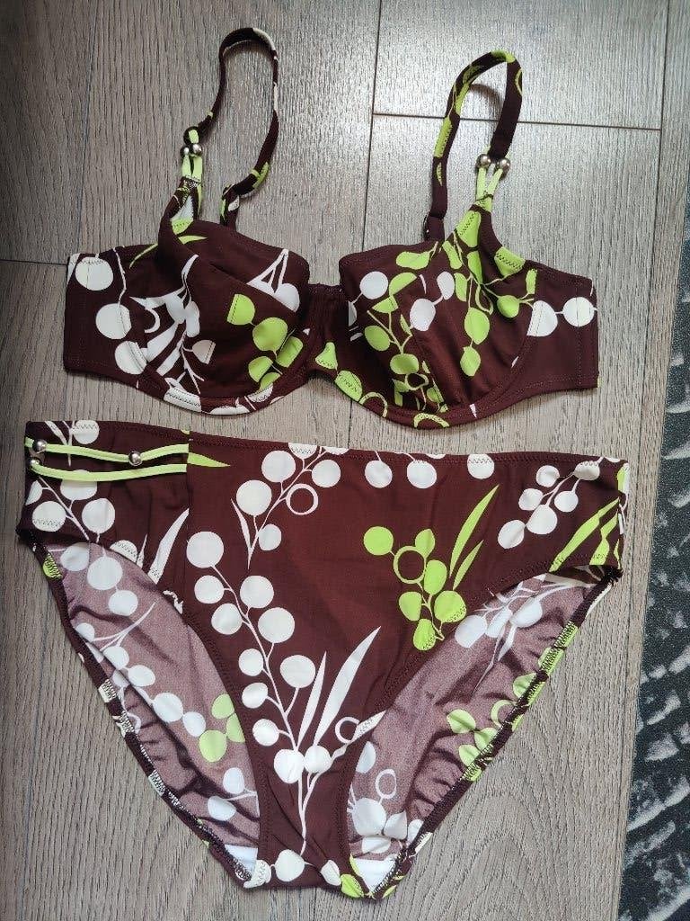 merk fantasie prachtige nieuwe bikini maat 42 top 85 C, Ophalen of Verzenden, Nieuw, Bruin, Bikini