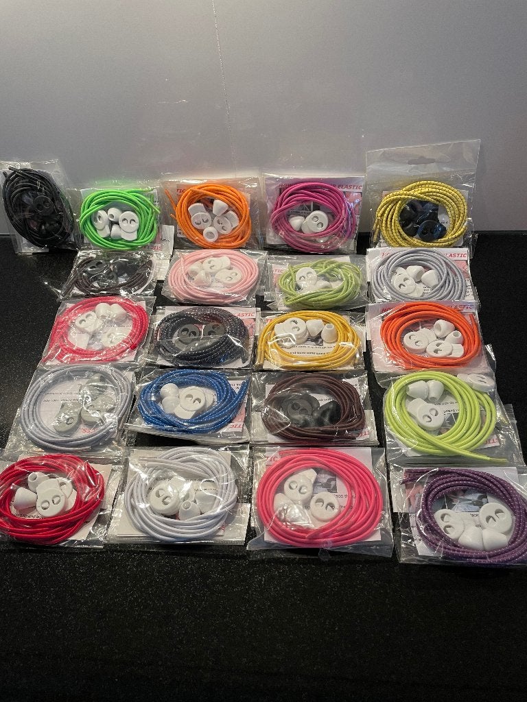 70 paar schoenveters,vele kleuren, elastisch met lock system, Sport en Fitness, Ophalen of Verzenden, Nieuw