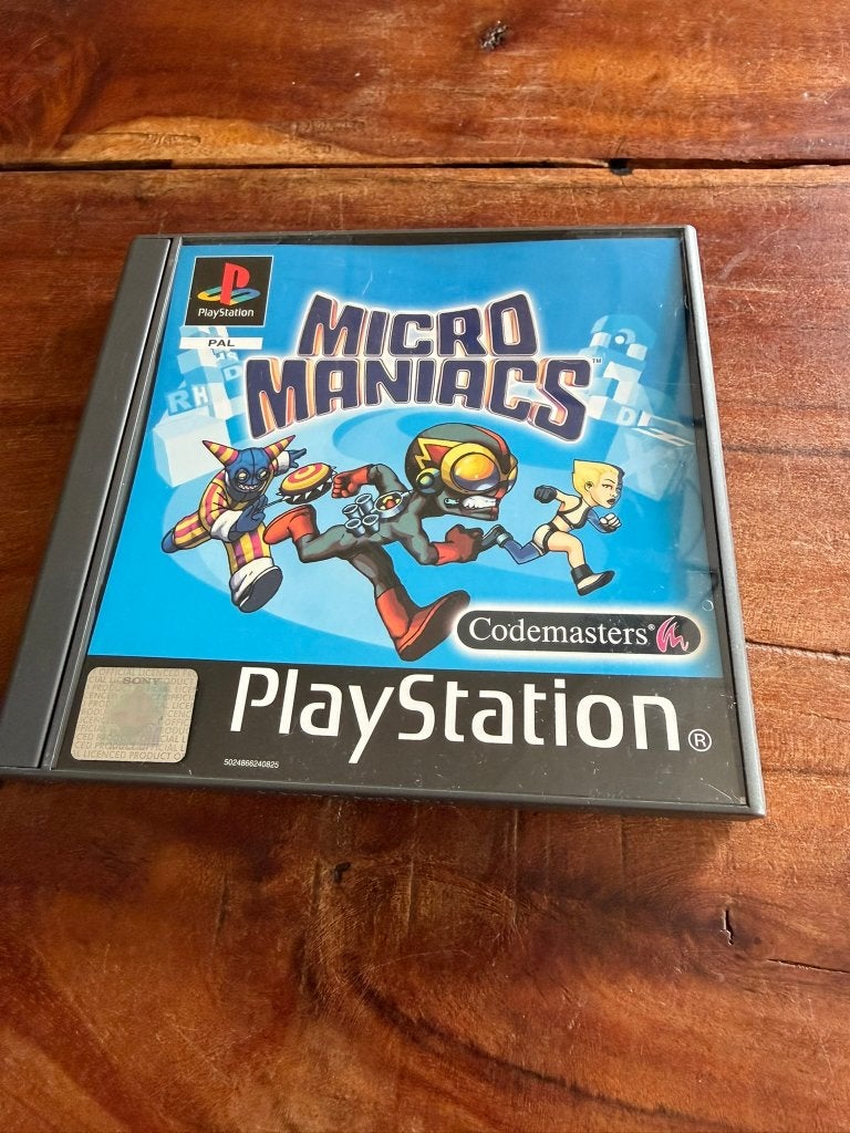 Micro Maniacs - PS1, Spelcomputers en Games, Gebruikt, Racen en Vliegen, Ophalen of Verzenden, 3 spelers of meer