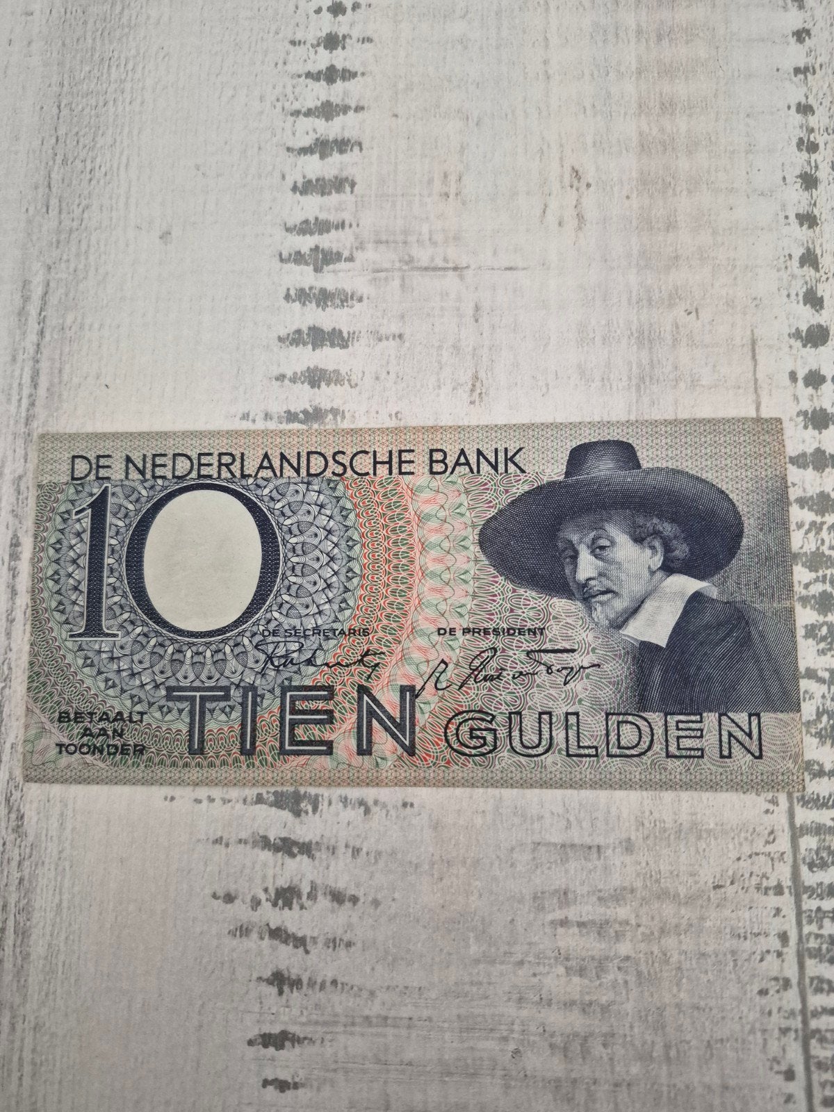Zeldzaam 10 Gulden biljet uit 1943 - Rembrandt, Ophalen of Verzenden, 10 gulden