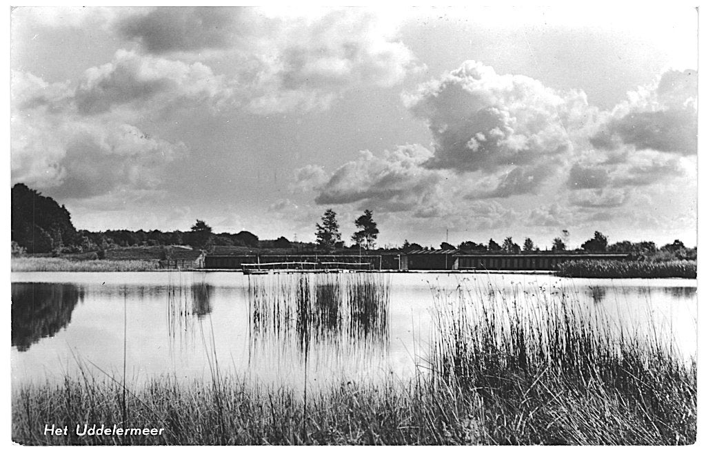 805141 Uddel G 1959 gel in 60 Restaurant Uddelermeer Gelopen, Ophalen of Verzenden, 1940 tot 1960, Gelopen, Gelderland