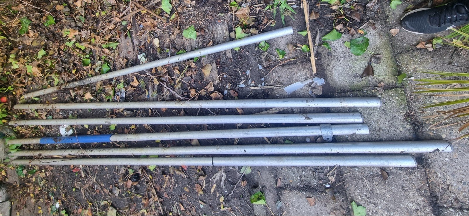 RVS buizen 3 meter lang, Doe-het-zelf en Verbouw, Ophalen, Gebruikt, Overige typen, 300 cm of meer