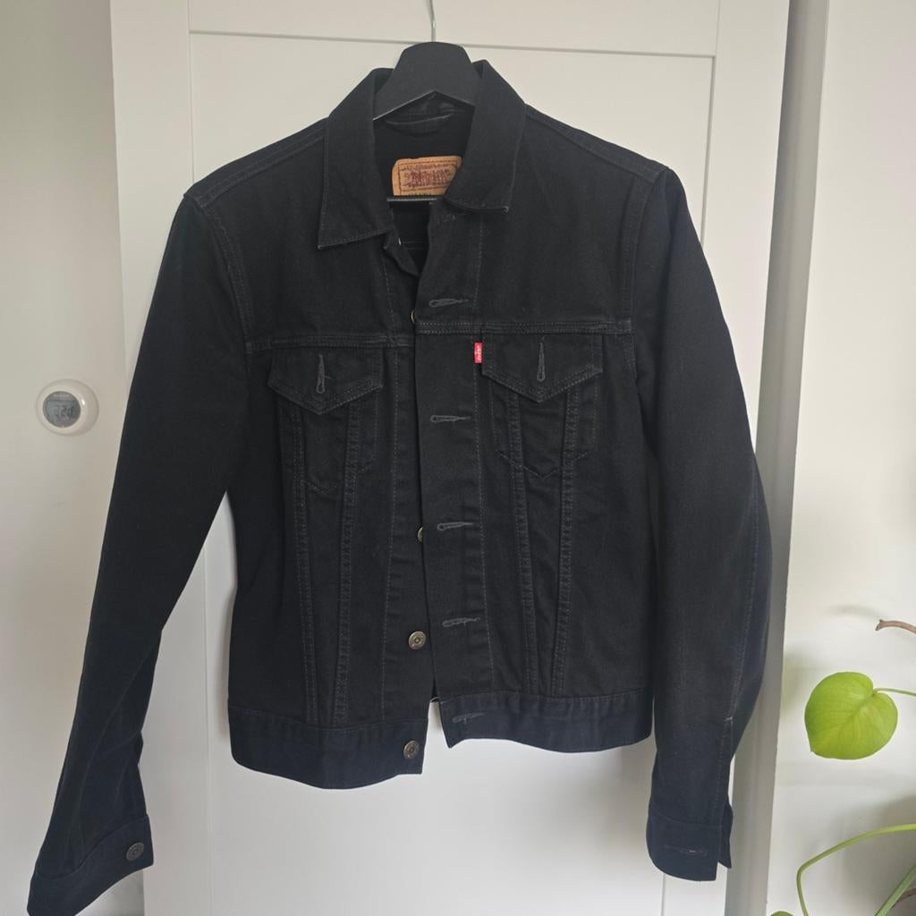 Levi's spijker vest maat M, Maat 38/40 (M), Zwart, Ophalen of Verzenden, Gedragen
